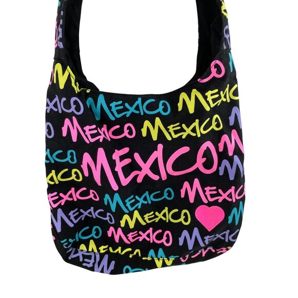Getagadget Mexico Colorful Woven Canvas Tote Hobo Bag Shoulder Weekender Purse - Picture 5 of 11
